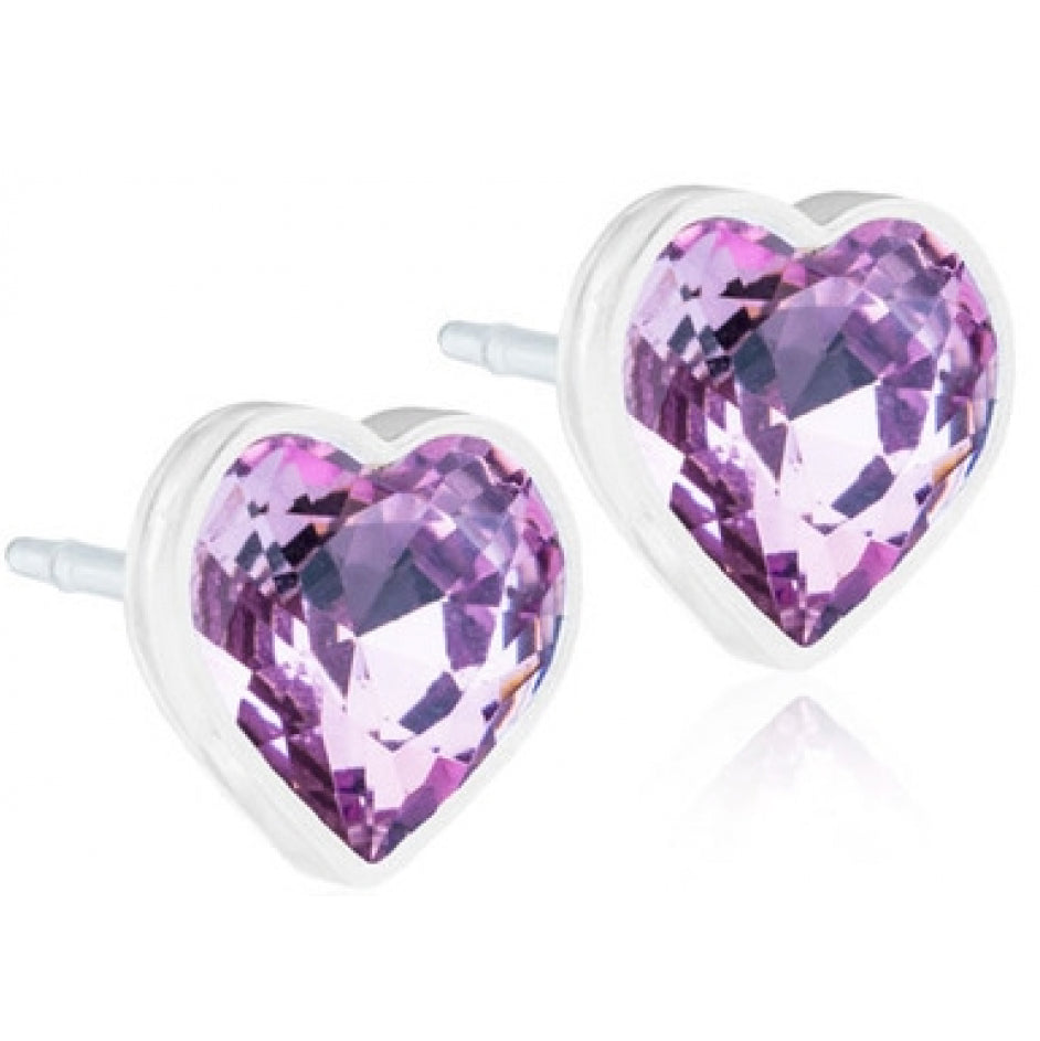 MP HEART 6 MM, LIGHT AMETHYST