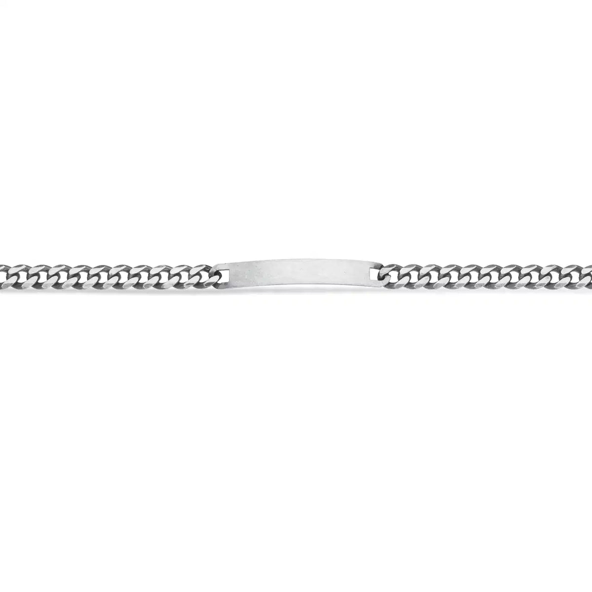 FORCE ARMBÅND PLADE SØLV OX. 21 CM