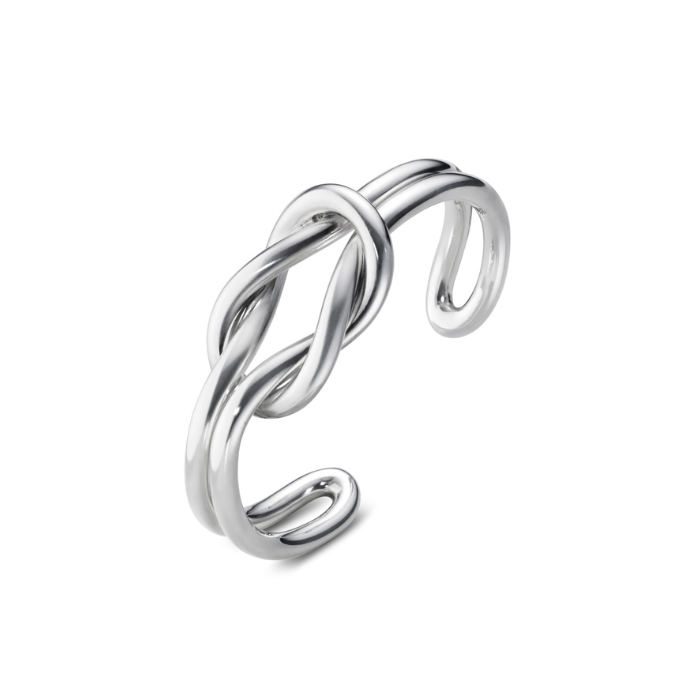 G.J.SØLV ARMRING LOVE KNOT DBB S