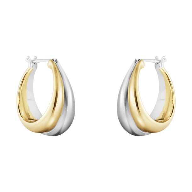 G.J.ØRERING CURVE SØLV/GULD