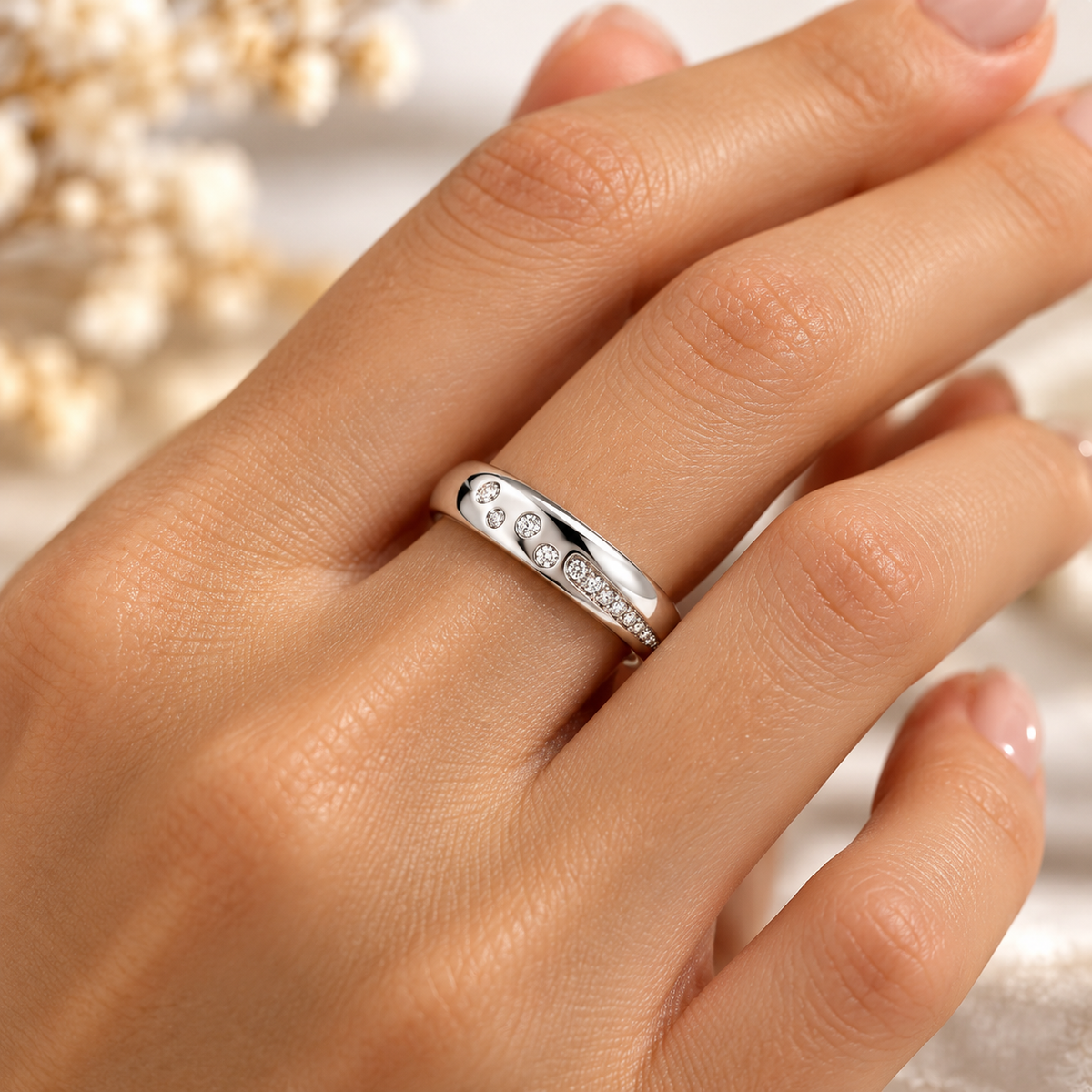 RING 333 M ZIRKONIA HVG.