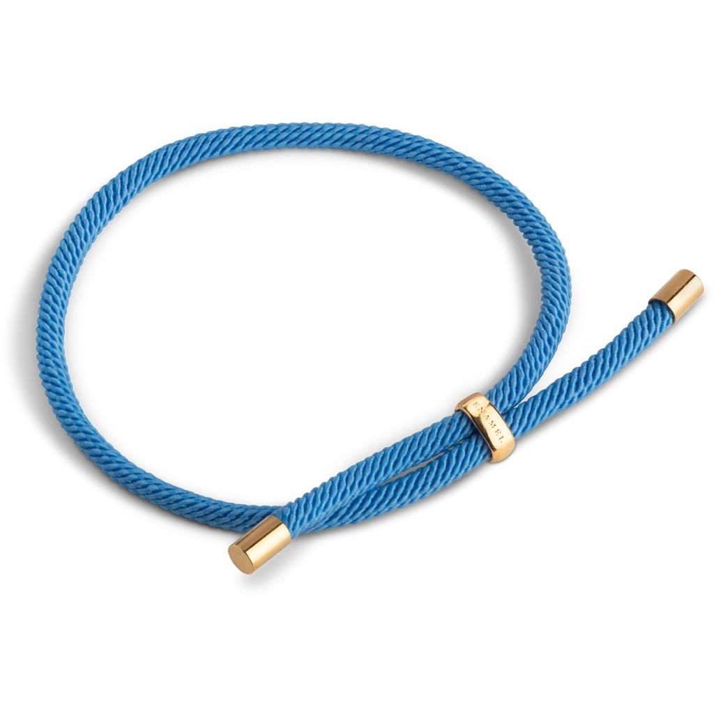 BRACELET, COLOR CORD - STEEL BLUE