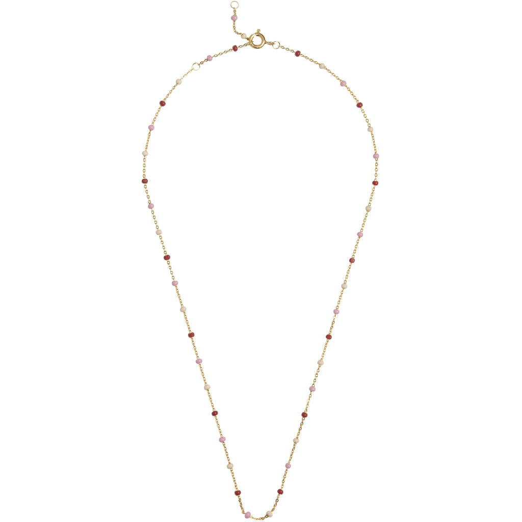 Lola Rosie Forgyldt Sølv Halskæde fra Enamel N55G-ROSIE