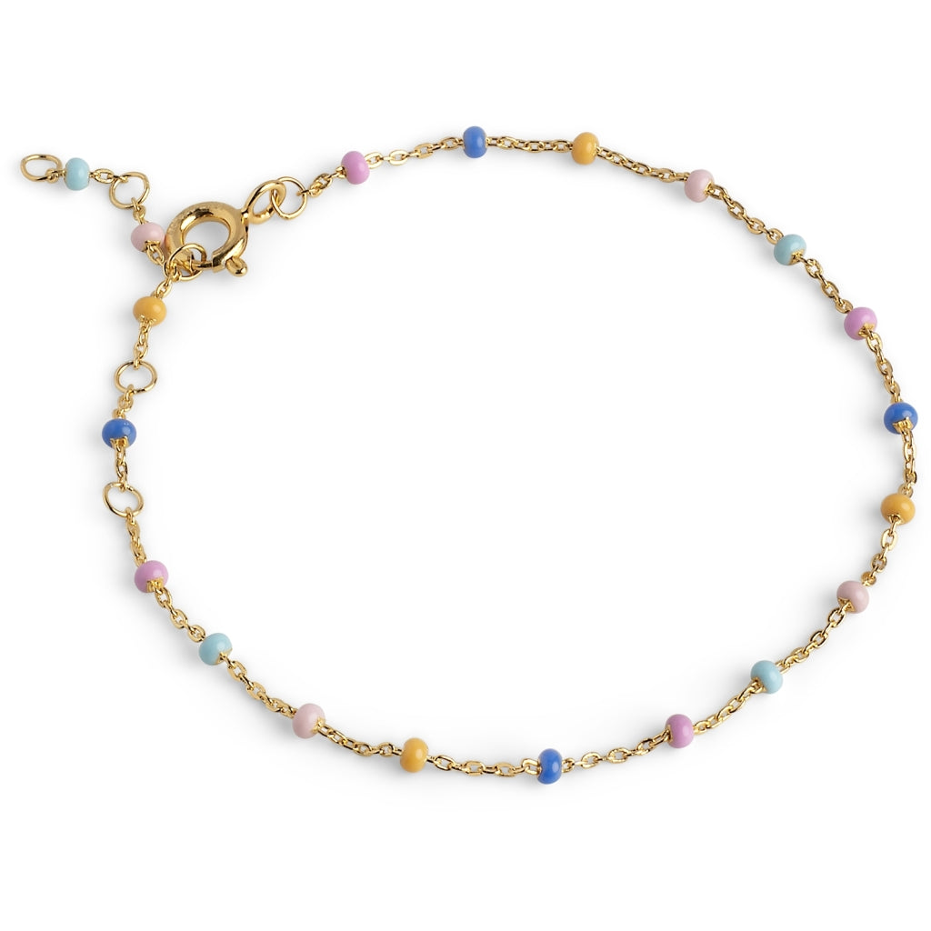 SØLV/FG ARMBÅND LOLA M.EMALJE LOLLY