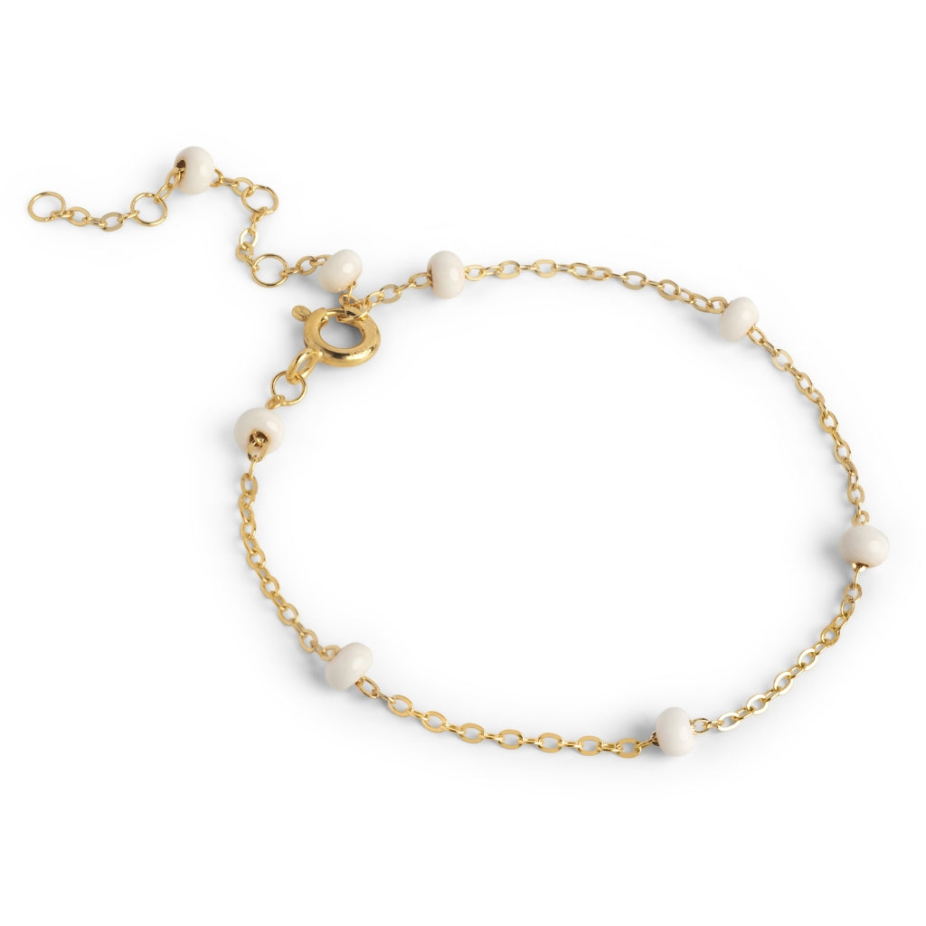 Enamel Lola Bold Armbånd i 18K Forgyldt Sterlingsølv B147G-DAISY