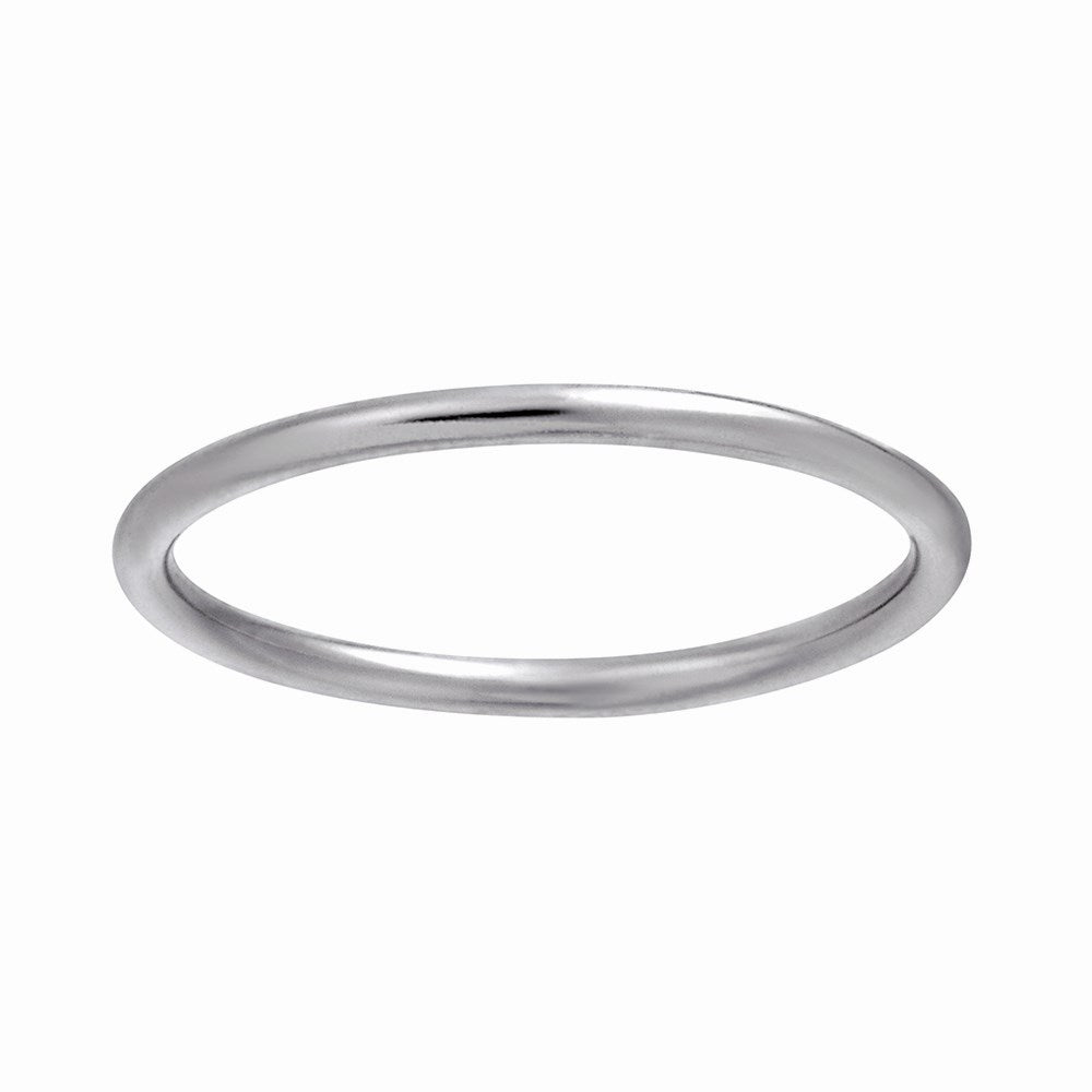 RHOD. SØLVRING GLAT 1,5MM STR.50