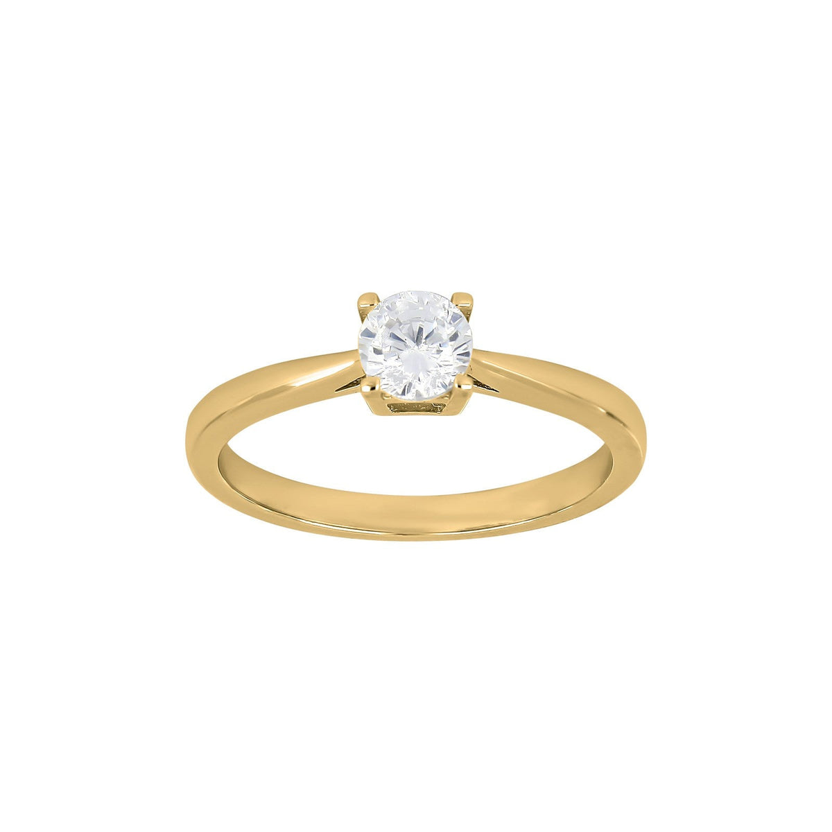 FORGYLDT SØLV RING 5MM GRAB HEGENOR
