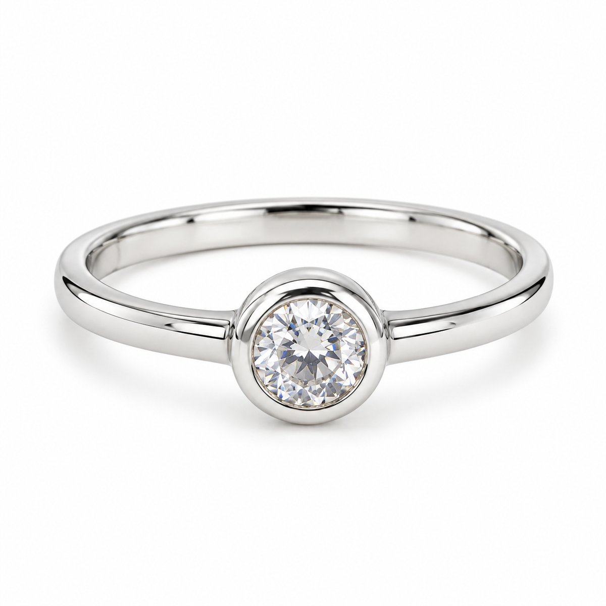 SWAROVSKI RHD. SØLVRING AMYNOR RØR 5,5MM