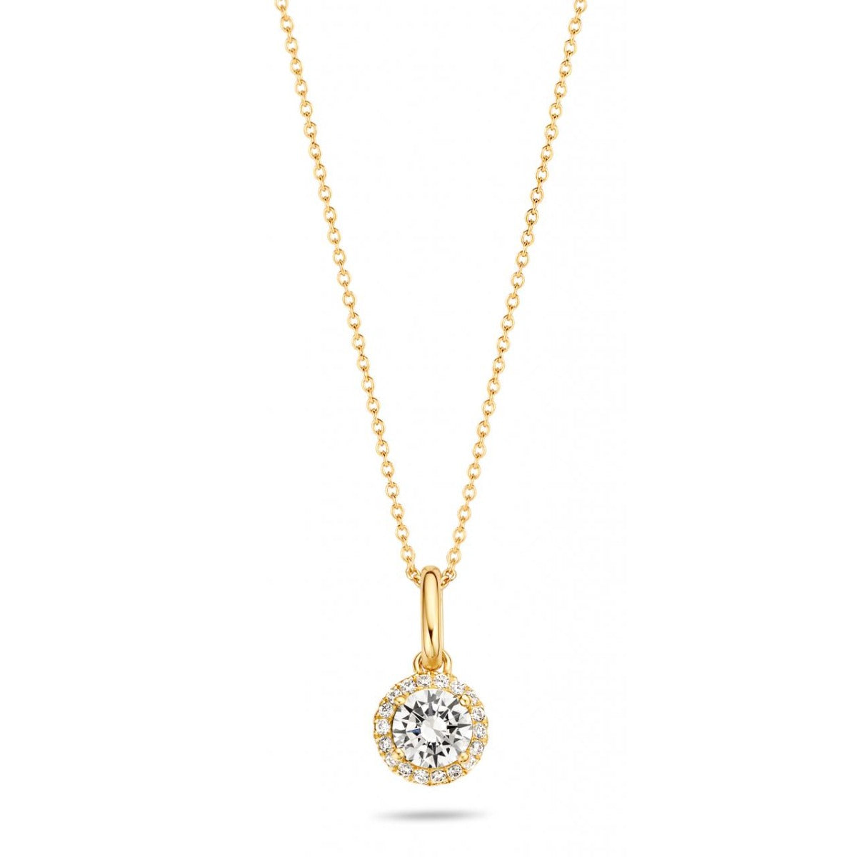 Spirit Icons Romance Halskæde i Forgyldt Sølv S10662-45