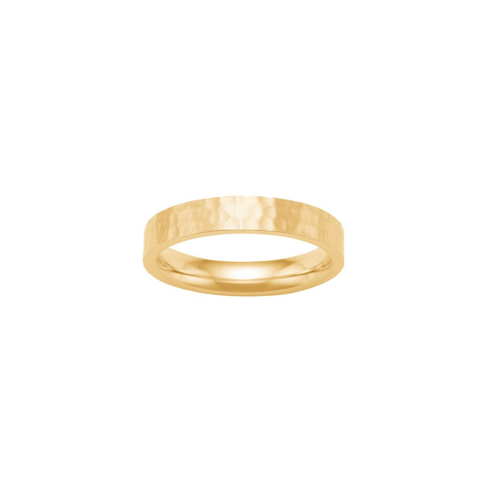 SON STÅL RING HAMRET— IP GOLD