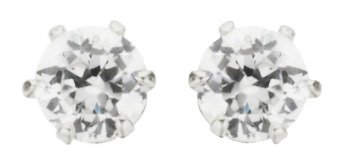 ØREPYNT SYN.ZIR. 2,5 MM. SØLV