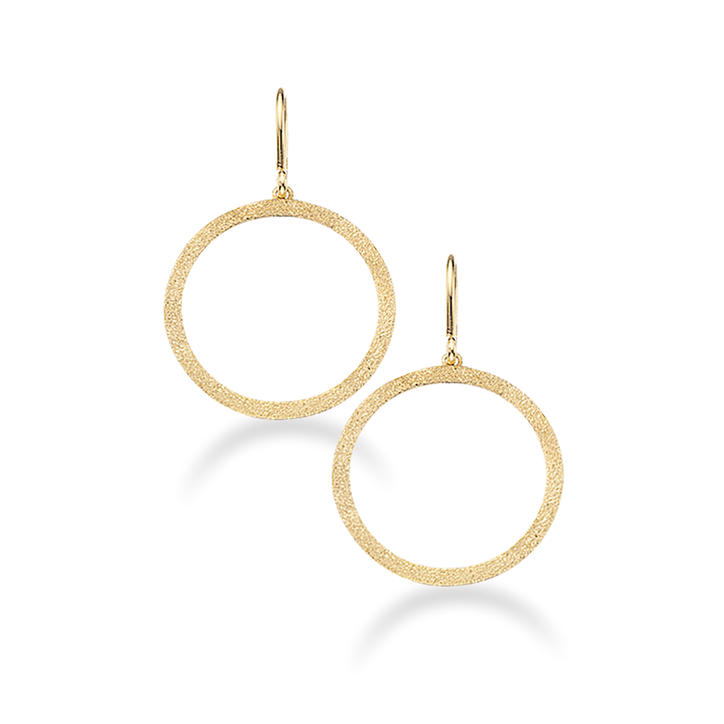 ØREBØJLER CIRKEL 8 KT.