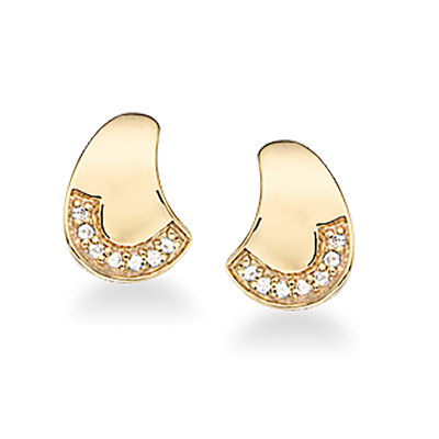 ØREPYNT SYN. CUBIC ZIR. 8 KT.