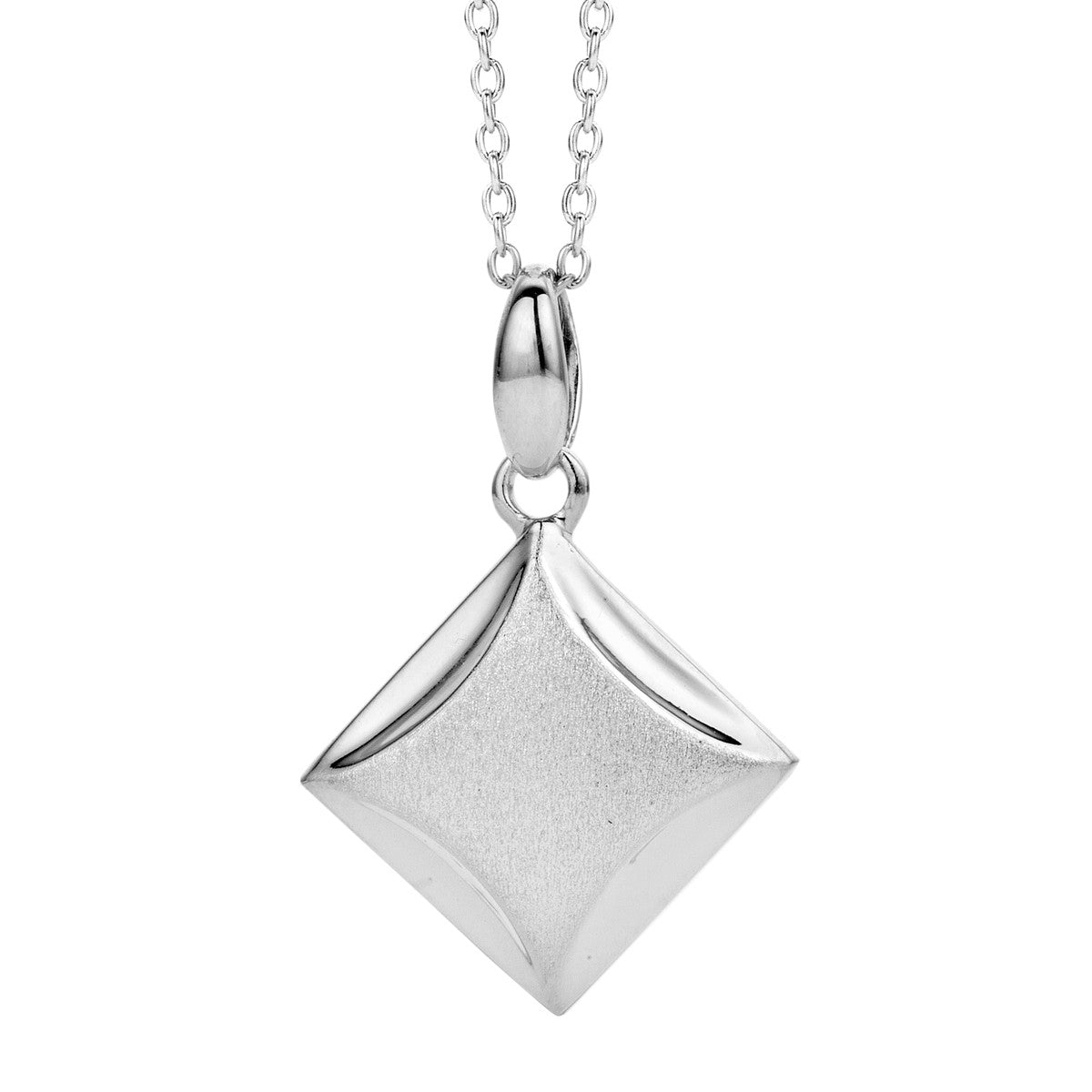 SPIRIT ICONS SØLV HALSKÆDE SQUARE