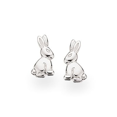 ØREPYNT KANIN SØLV RH.