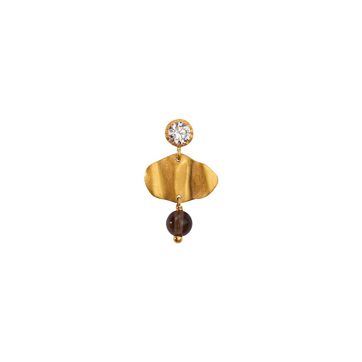 PETIT CLEO MOCHA EARRING - SINGLE