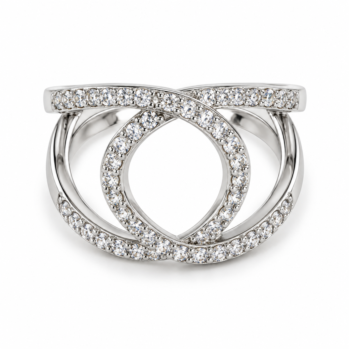 SØLV RING M/CZ