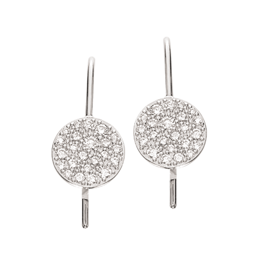 ØREBØJLE ZIR. SØLV RH.