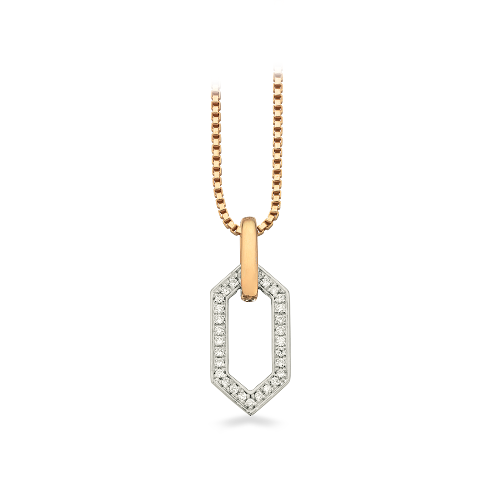 14 Karat Guld Vedhæng fra Scrouples med Brillanter 0,12 Carat W/SI