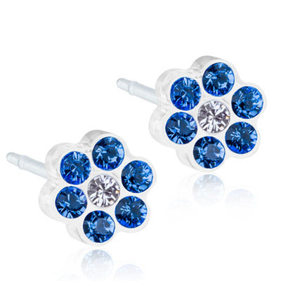 MP DAISY 5 MM, SAPPHIRE/CRYSTAL