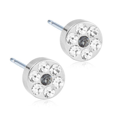 BLOMDAHL ØRESTIK M.ZIR+SORT