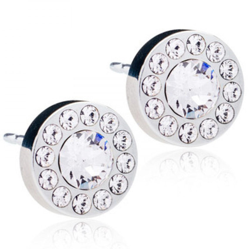 ST BRILLIANCE HALO 8 MM, CRYSTAL