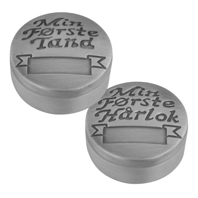 GAVEÆSKE MED MIN FØRSTE TAND & HÅRLOK