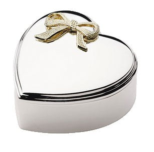 HJERTE SMYKKESKRIN MED SLØJFE