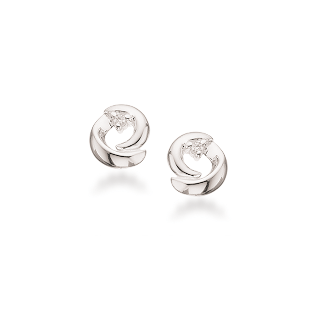 ØREPYNT CUBIC ZIR. SØLV