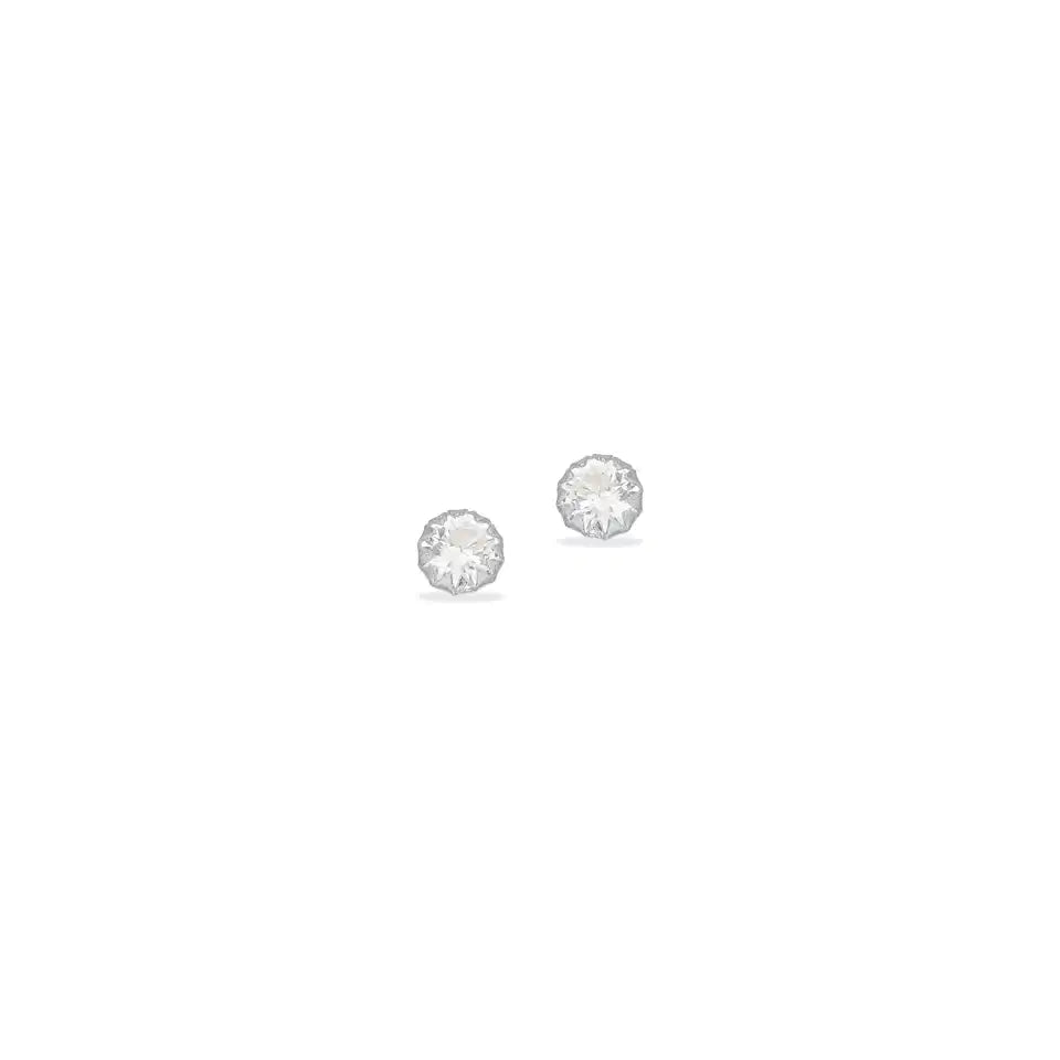 ØRERINGE CUBIC ZIR. 3 MM. SØLV