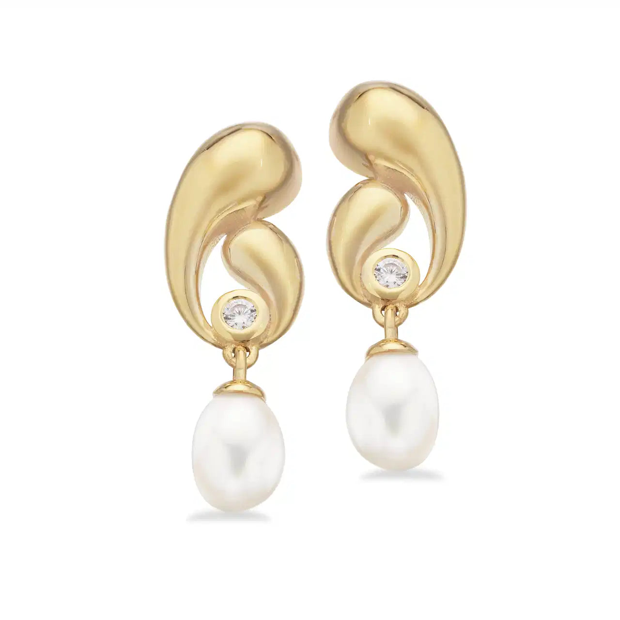 ØREHÆNGERE FKP./CUBIC ZIR. SØLV FG.