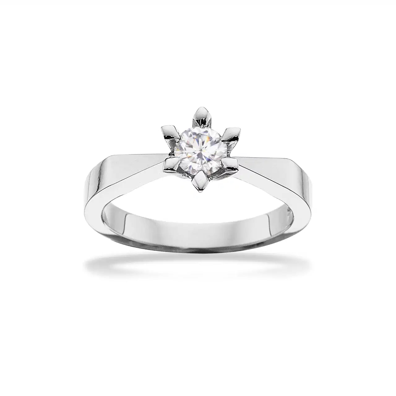 VICTORIA RING 14 KT. HV 0,50 G-TW/SI