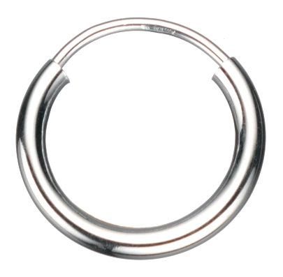 CREOLER 2 X 13 MM. SØLV