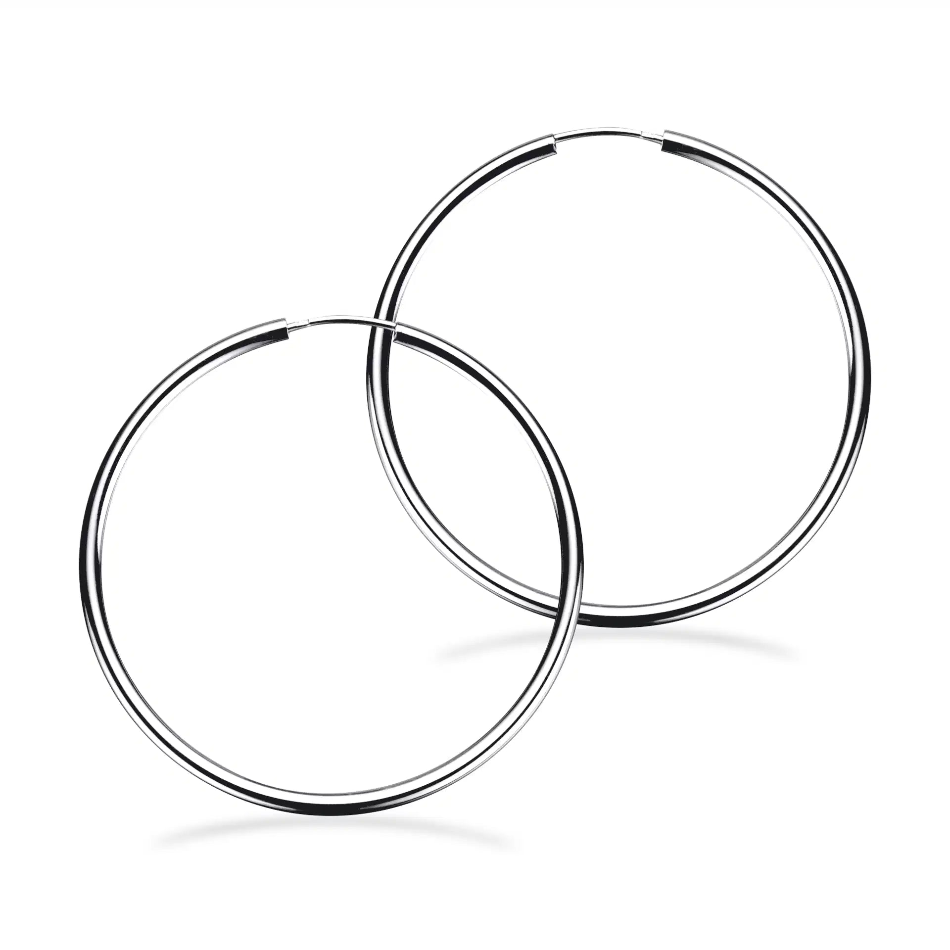 CREOLER 2 X 40 MM. SØLV