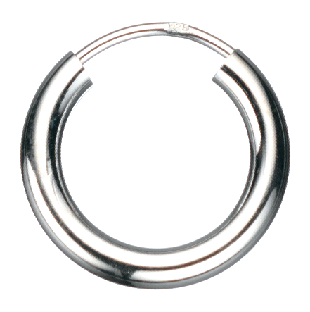 CREOLER 2,5 X 15 MM. SØLV