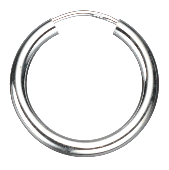 CREOLER 2,5 X 20 MM. SØLV