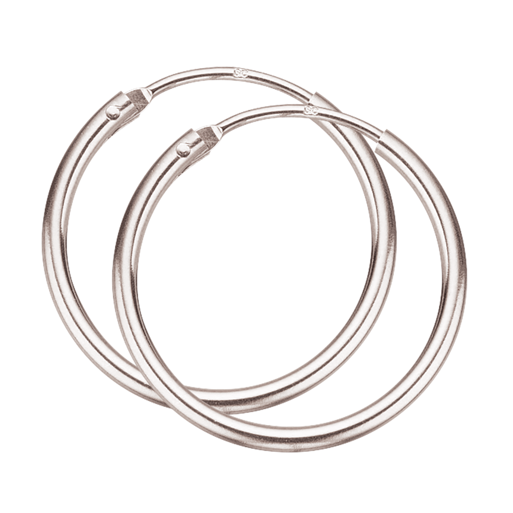 CREOLER 1,4 X 20 MM. SØLV