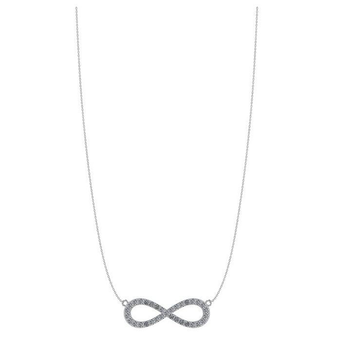 SØLV COLLIER INFINITY M.ZIR