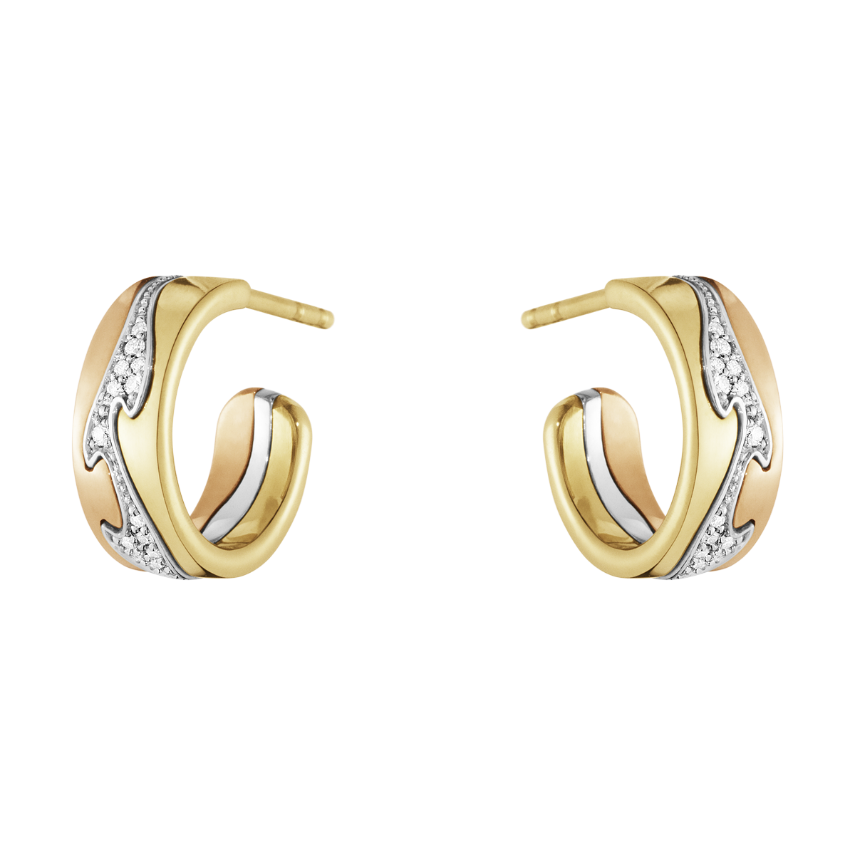 G.J.18KT.ØRERING 0,08CT FUSION SMALL