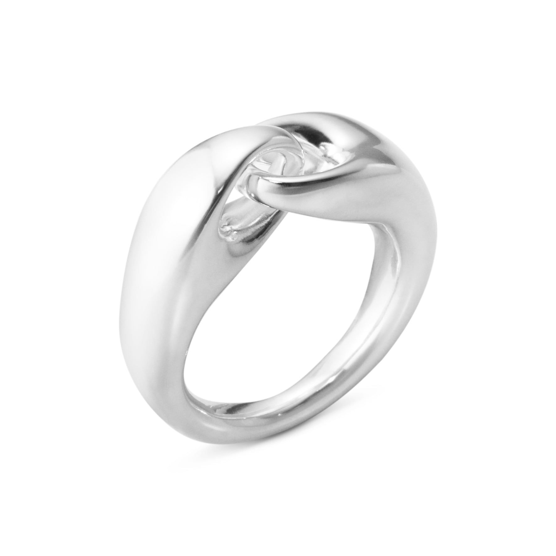 REFLECT SMALL LINK RING 652A SILVER