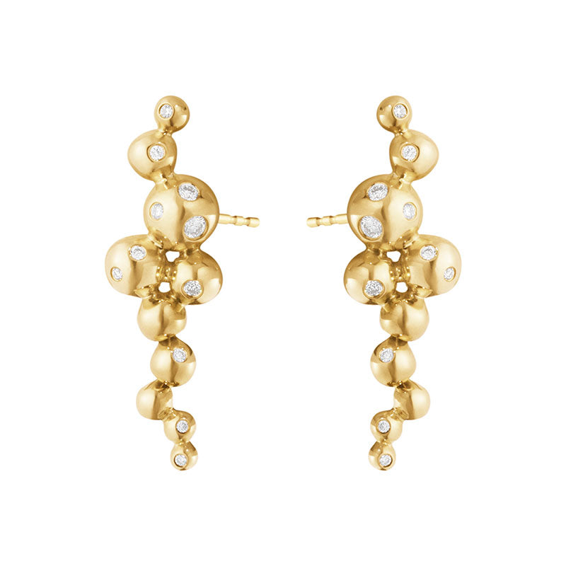 GRAPE SMALL EARRING 1551I YG 0.08 CT