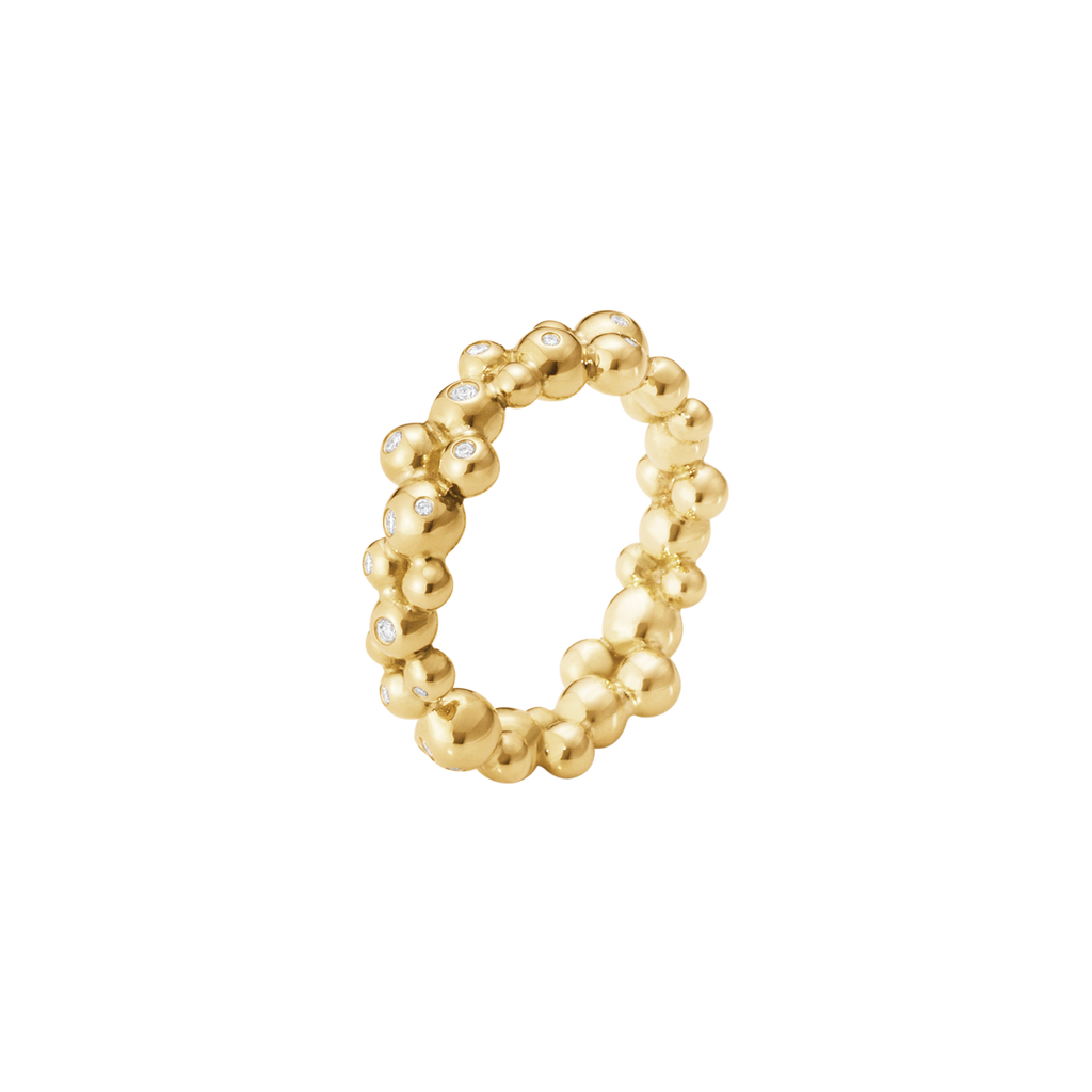 GRAPE BAND RING 1551D YG 0.17 CT