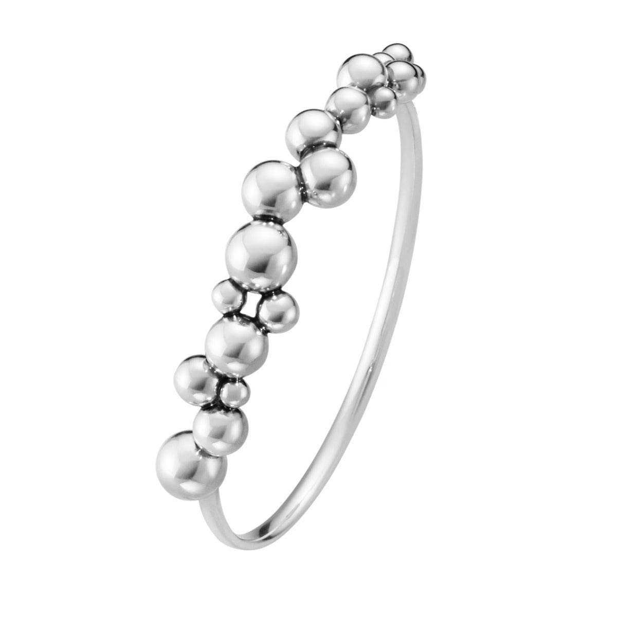 GRAPE CLOSED BANGLE 551C SILVER