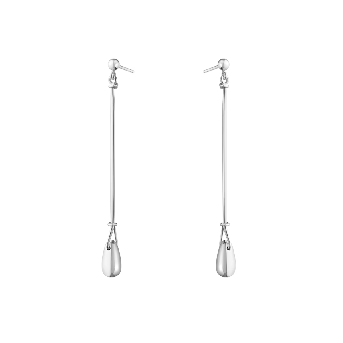 VIVIANNA LONG EARRING 660A SILVER SILVER STONE