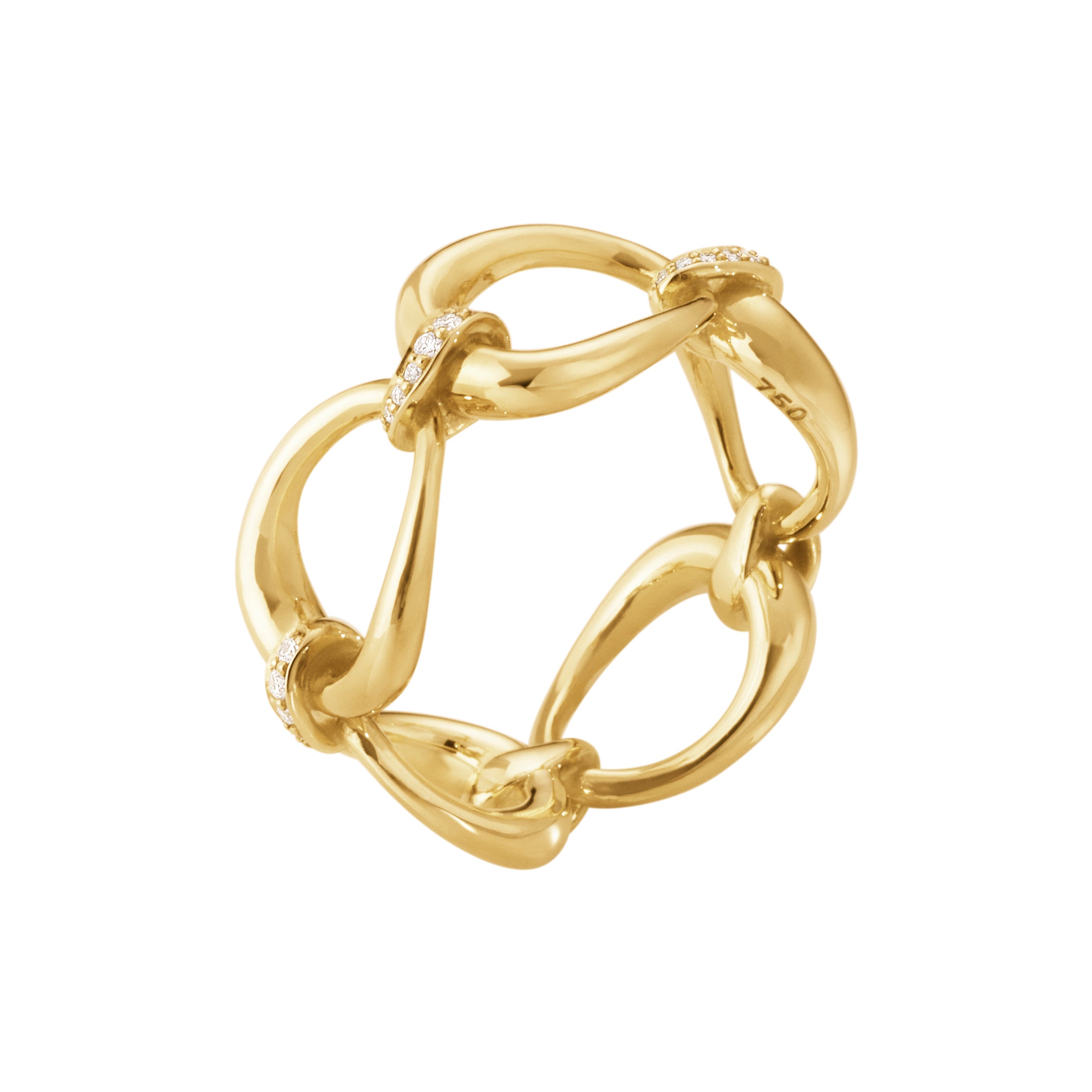OFFSPRING RING 1433C YG DIAMOND 0.14 CT