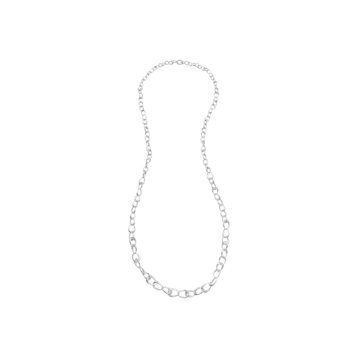 OFFSPRING GRADUATED LINK NECKLACE 433A SILVER 100 CM