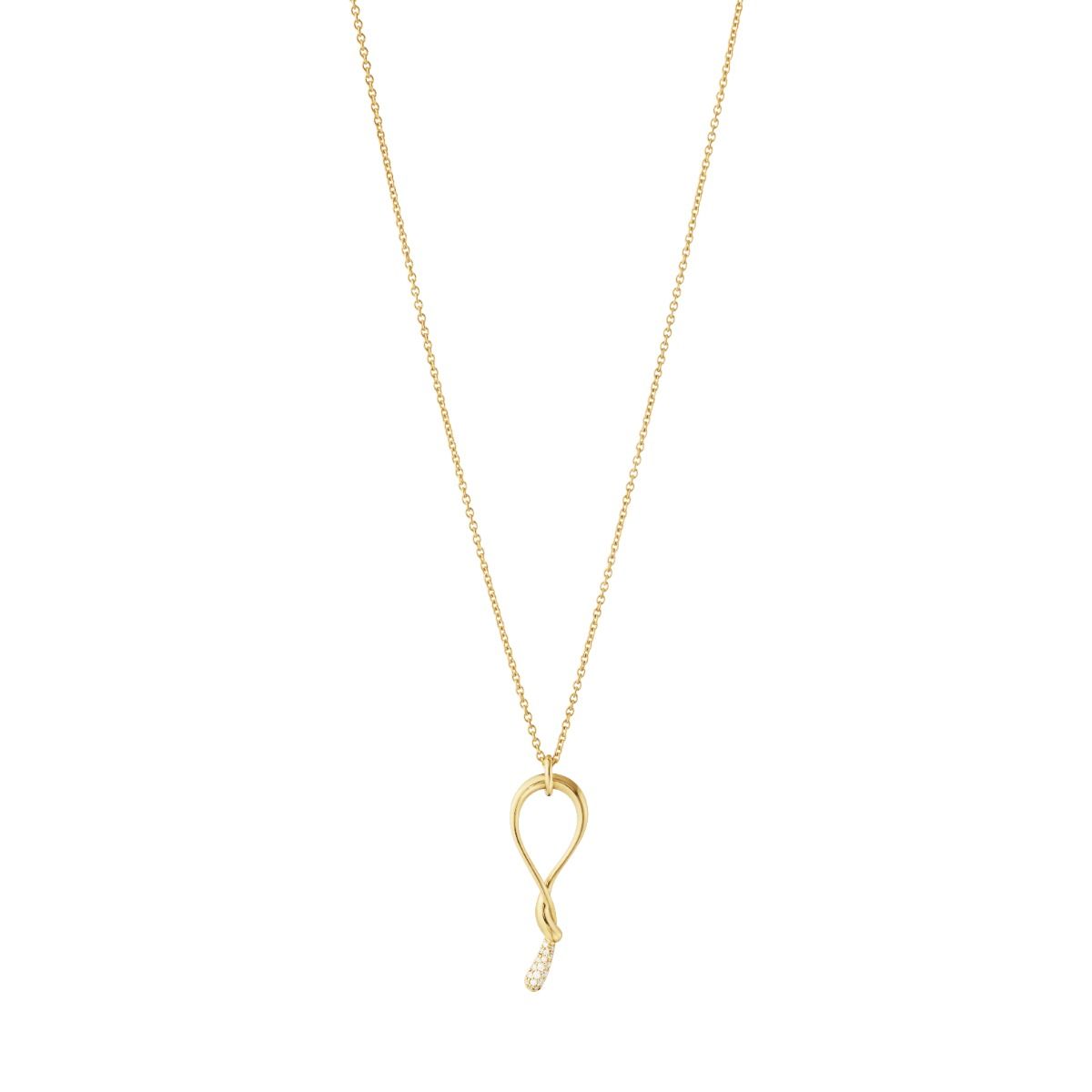 MERCY SWIRL PENDANT 1636F YG DIAMOND PAVÉ 0.04 CT