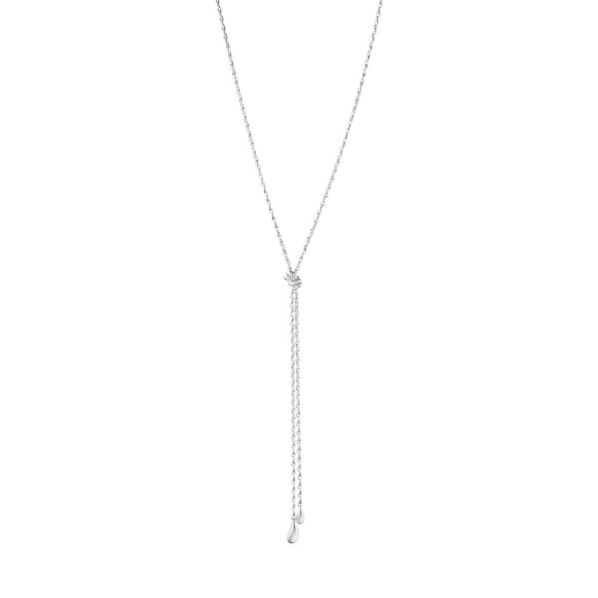 REFLECT LARIAT HALSKÆDE 652H SØLV 130 CM