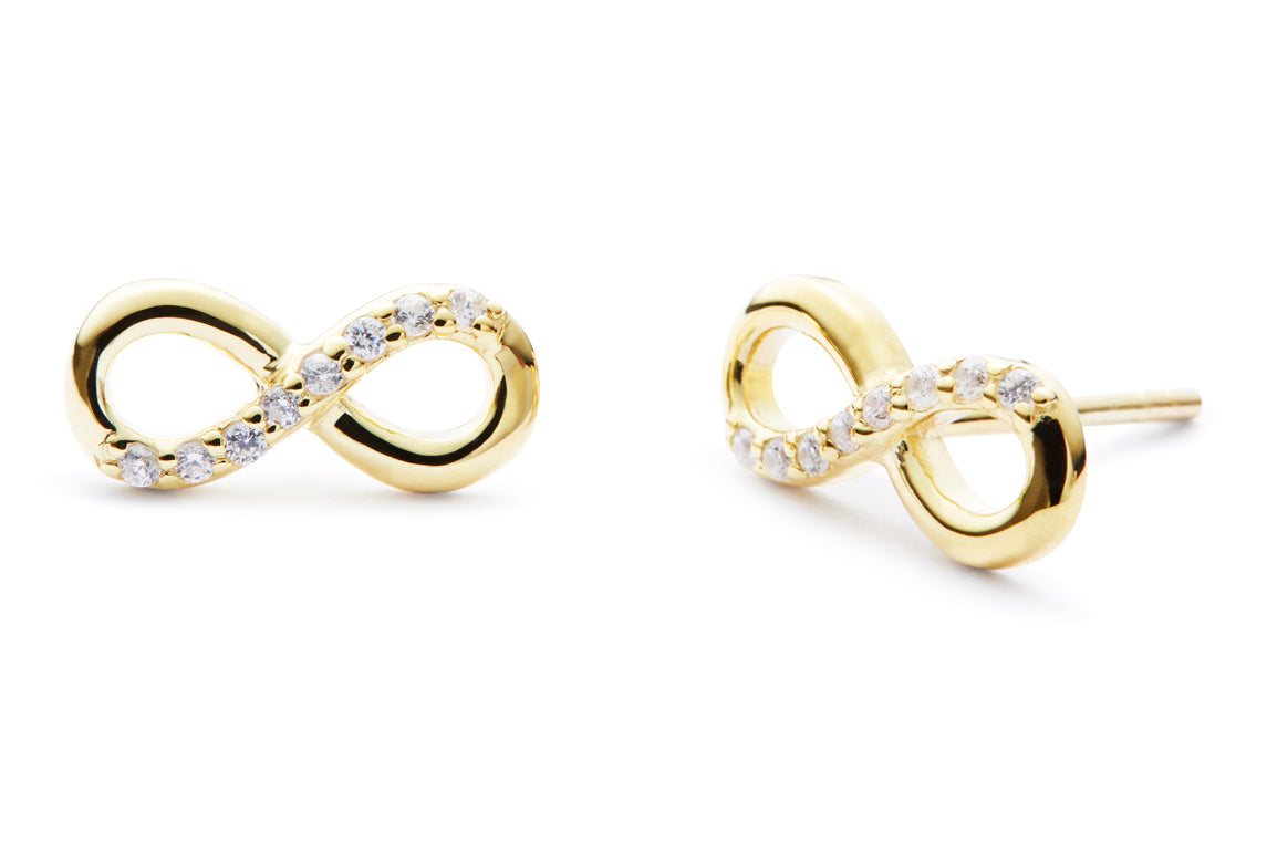 Smykkekæden Forgyldte Sølv Ørestikker DMB058FG