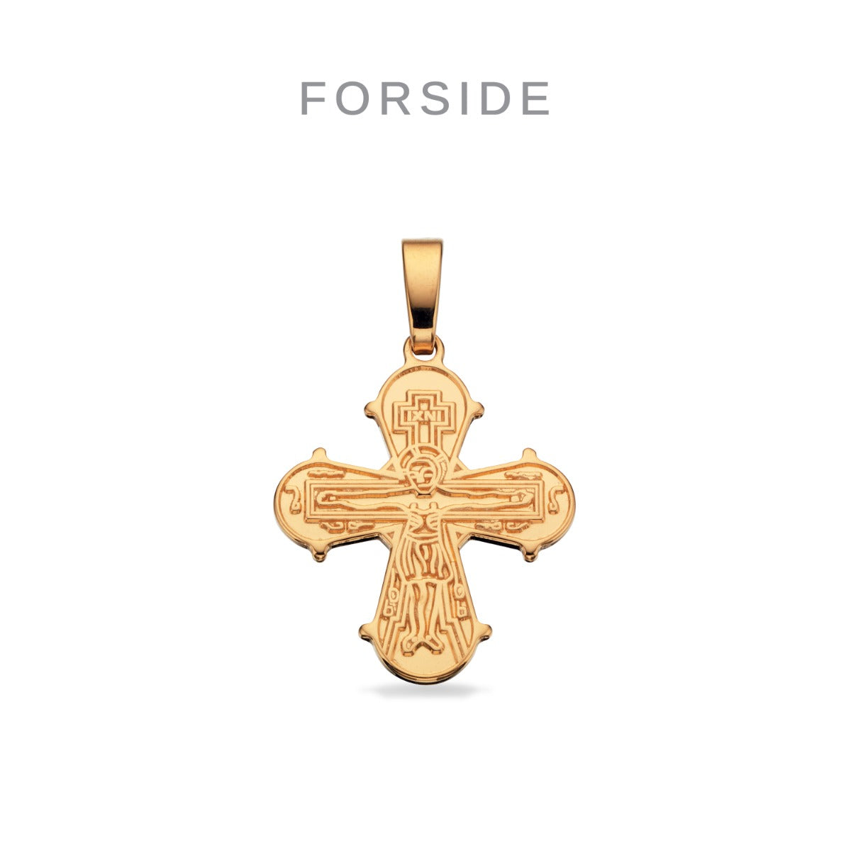 DAGMARKORS LILLE BLANK BAGSIDE 17 X 16 MM. SØLV FG